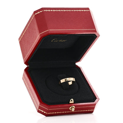 Cartier 18K Yellow Gold 3.5mm LOVE Wedding Band Ring 52 6