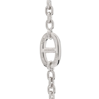 Hermès Sterling Silver Farandole 120 Necklace