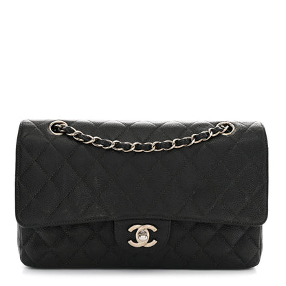 Chanel Caviar Quilted Medium Double Flap Bag Black 1983939