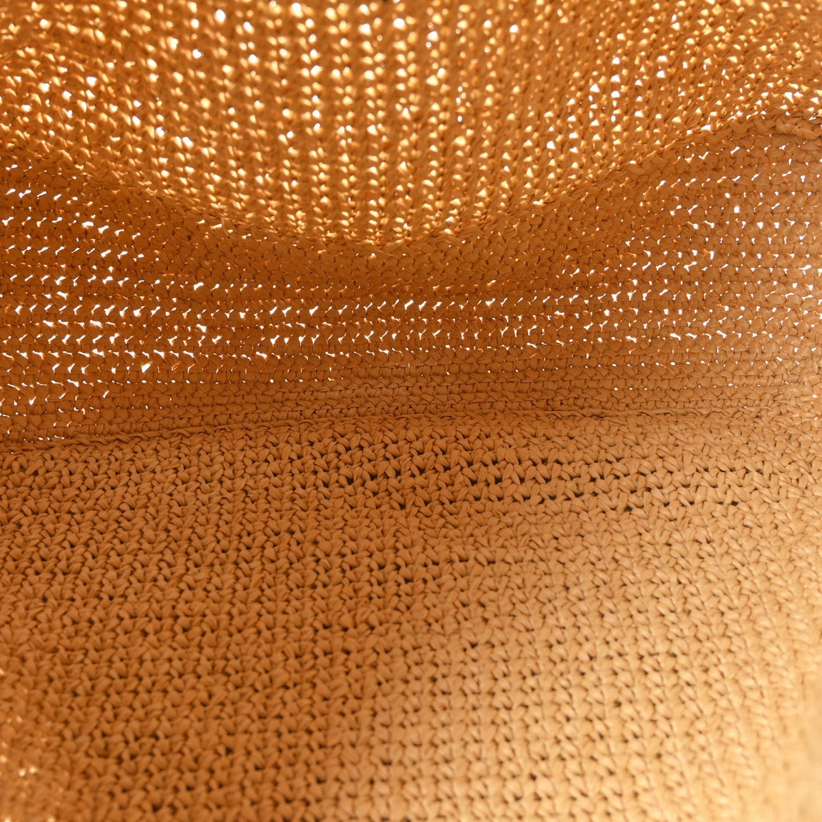 Prada Yarn Raffia Effect Crochet Embroidered Logo Tote Naturale