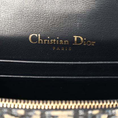 Christian Dior Oblique Saddle Belt Bag Blue
