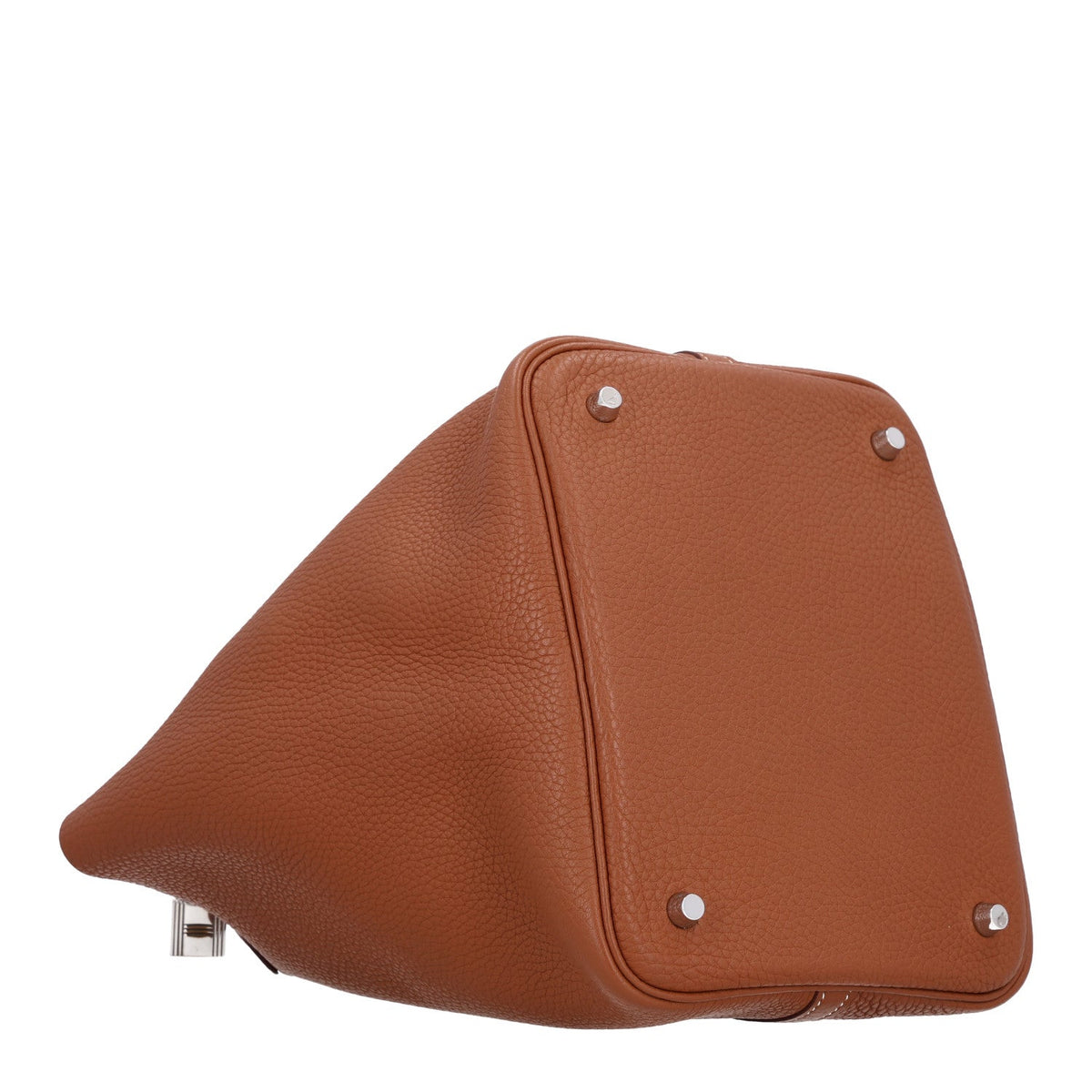 Hermes Taurillon Clemence Picotin Lock 22 MM Bag Gold