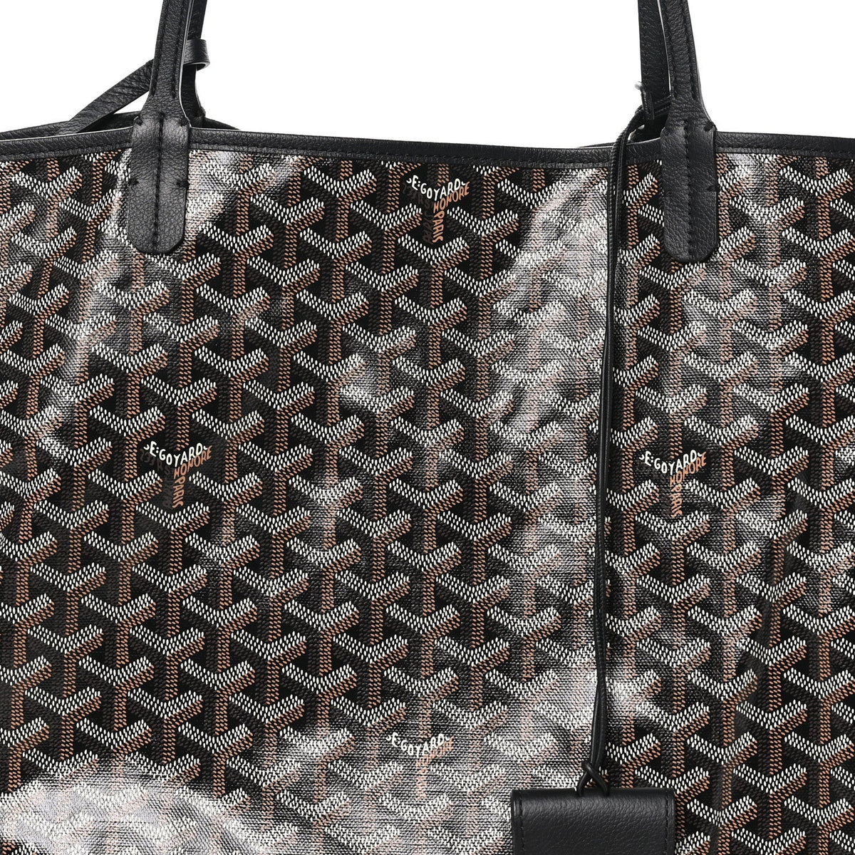 Goyard Goyardine Saint Louis GM Tote Bag Black