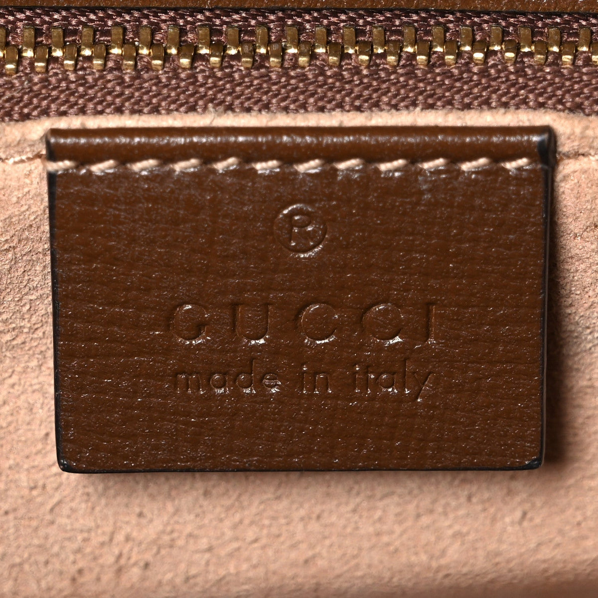 Gucci GG Supreme Monogram Horsebit 1955 Shoulder Bag Beige Brown Sugar