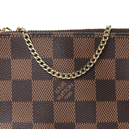 Louis Vuitton Damier Ebene Mini Pochette Accessories Brown 1964401
