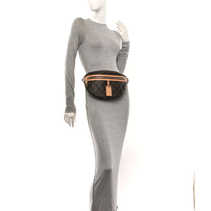 Louis Vuitton Monogram High Rise Bumbag Brown