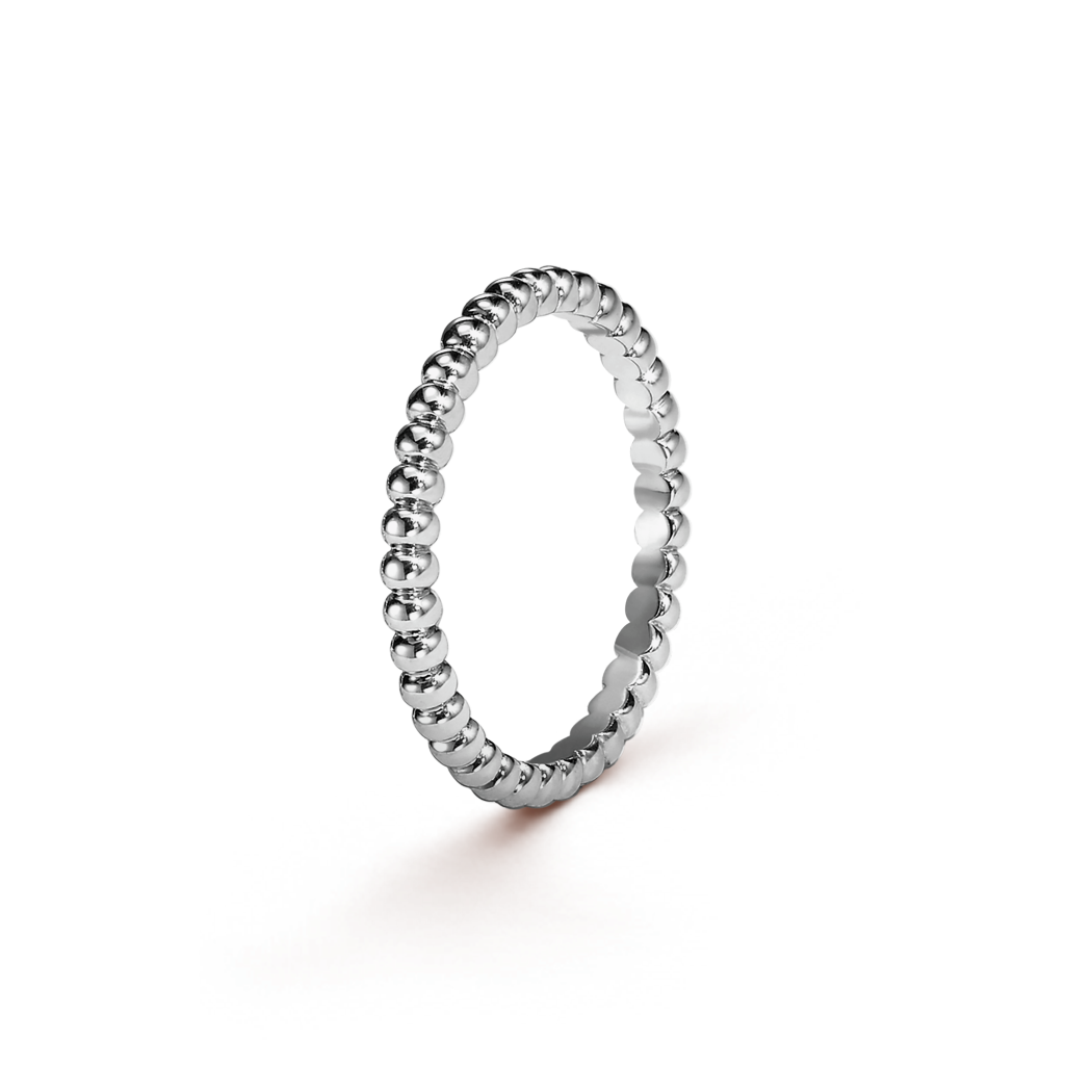 18K Gold Van Cleef & Arpels Perlée Pearls of Gold Ring