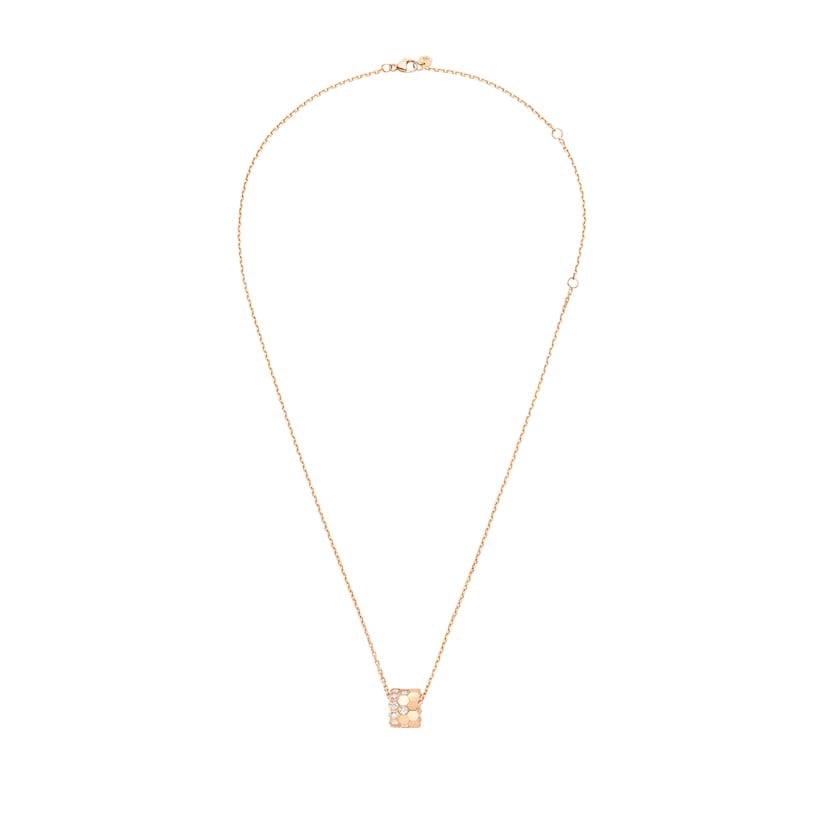 18K Gold Diamond Chaumet Bee My Love Pendant Necklace