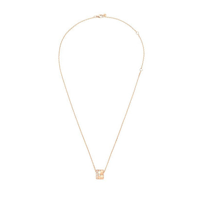 18K Gold Diamond Chaumet Bee My Love Pendant Necklace