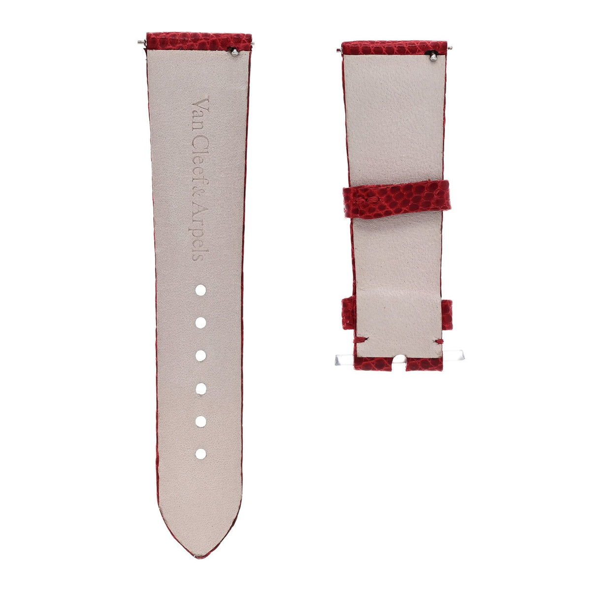 Van Cleef & Arpels 18K White Gold Satin Diamond 38mm Charms Watch