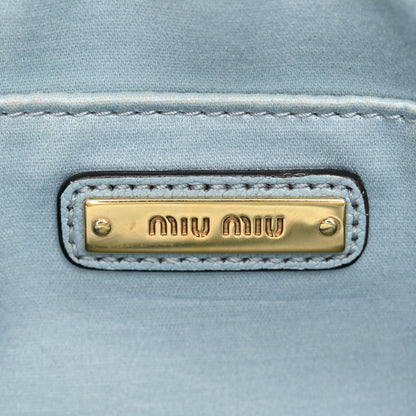 Miu Miu Madras Jacquard Camera Bag Lago