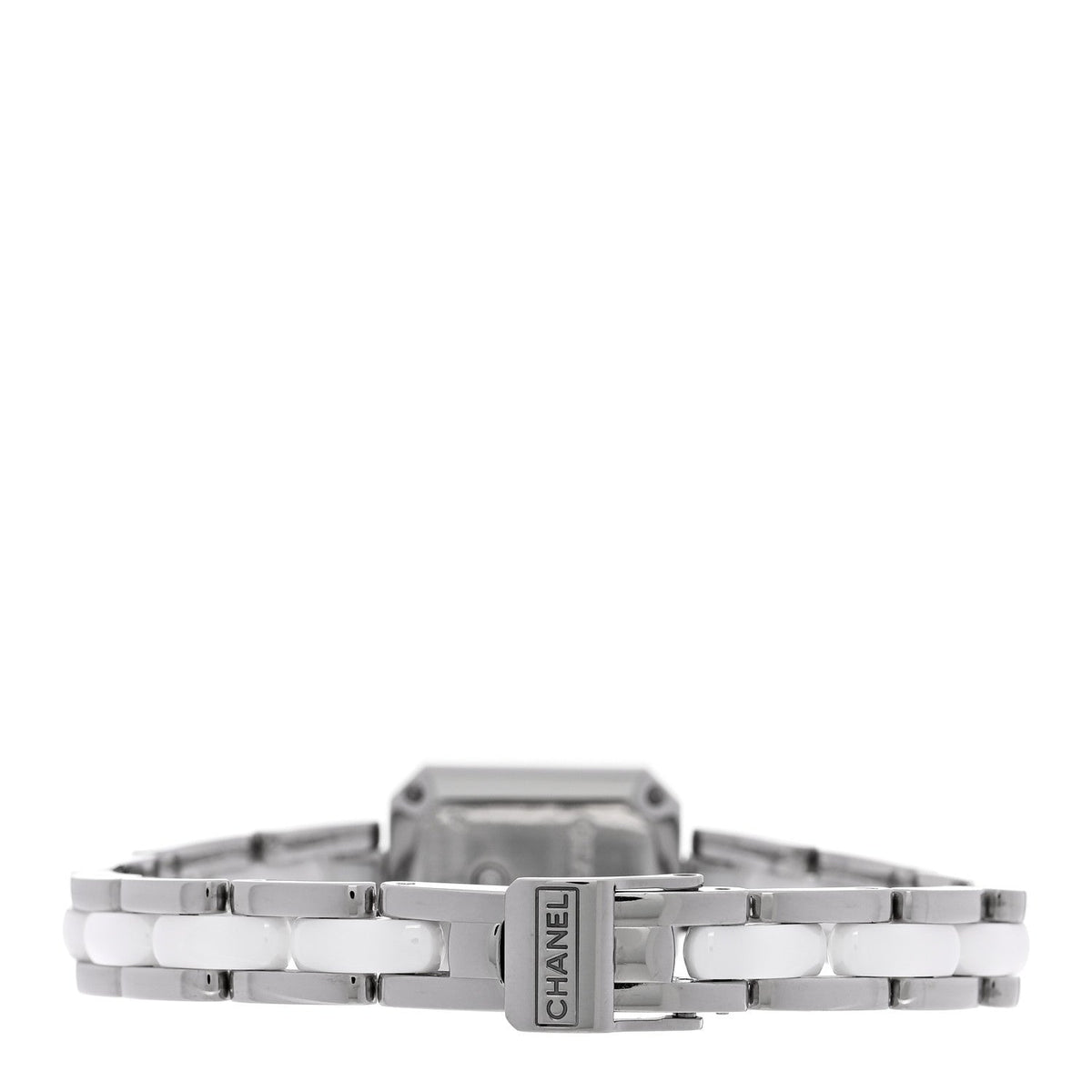 Chanel Stainless Steel Ceramic 15mm Chain Premiere Quartz Watch White