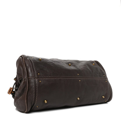 Chloe Calfskin Medium Paddington Satchel Chocolate