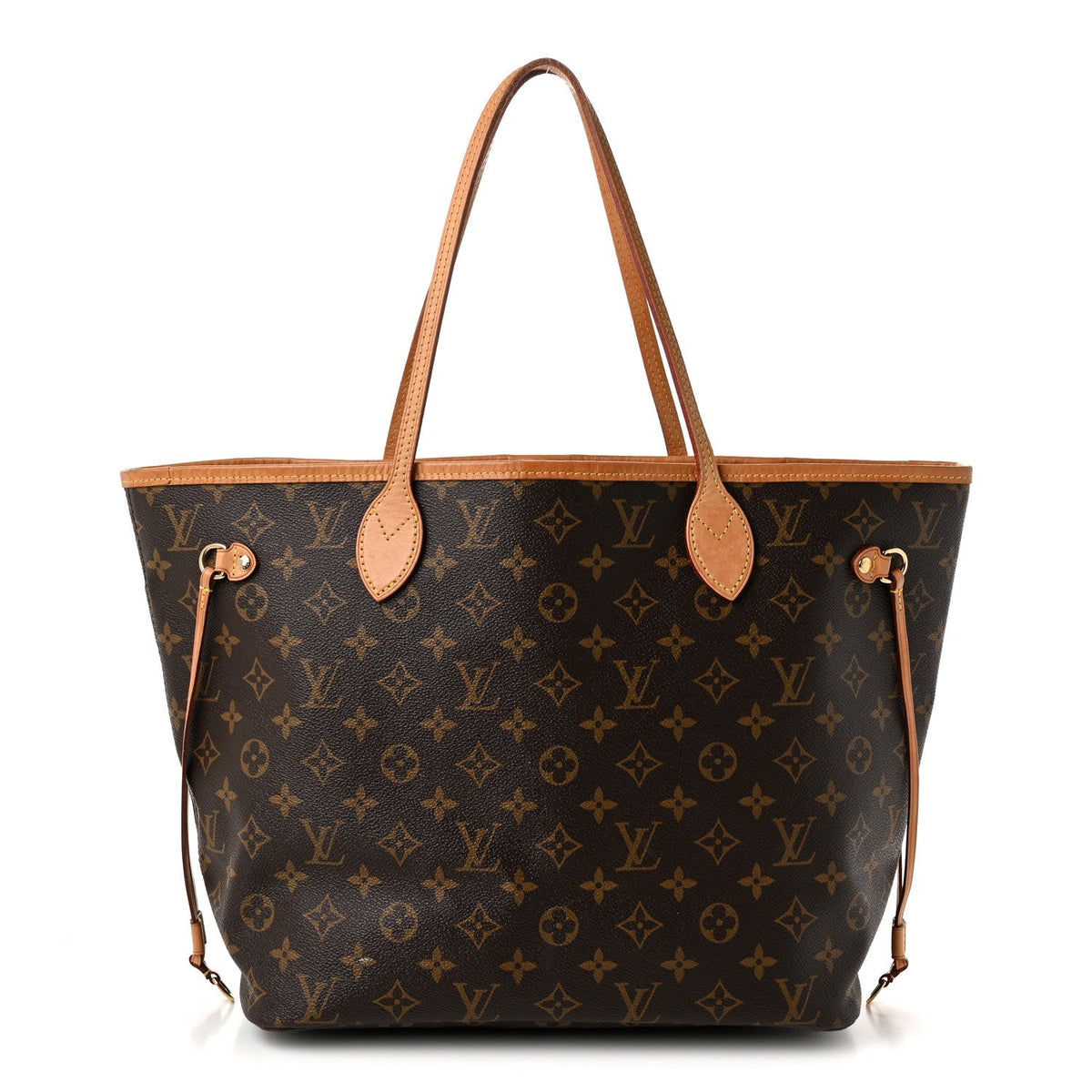 Louis Vuitton Monogram Neo Neverfull MM Tote Bag Brown