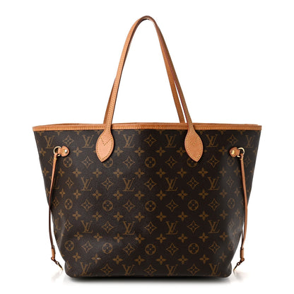 Louis Vuitton Monogram Neo Neverfull MM Tote Bag Brown