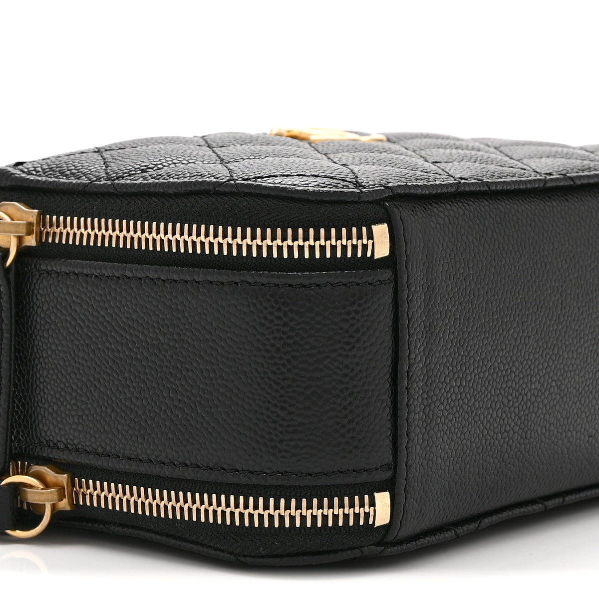 Chanel Caviar Quilted Mini Pick Me Up Vanity Case Black 1976675