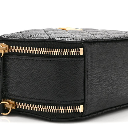Chanel Caviar Quilted Mini Pick Me Up Vanity Case Black 1976675