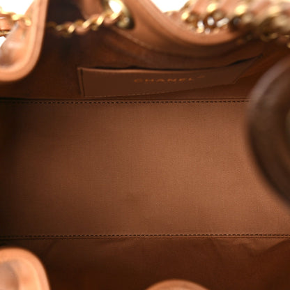 Chanel Caviar Quilted Small Chanel 25 Handbag Brown