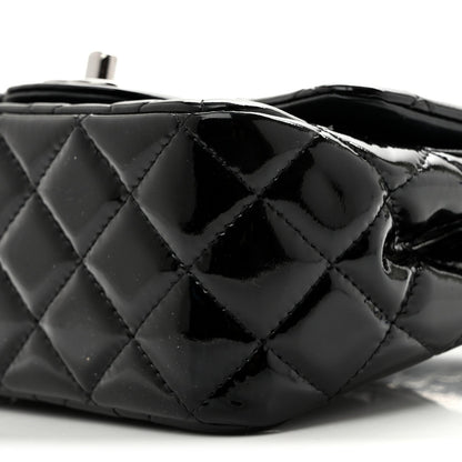 Chanel Patent Calfskin Quilted Mini Square Flap Black