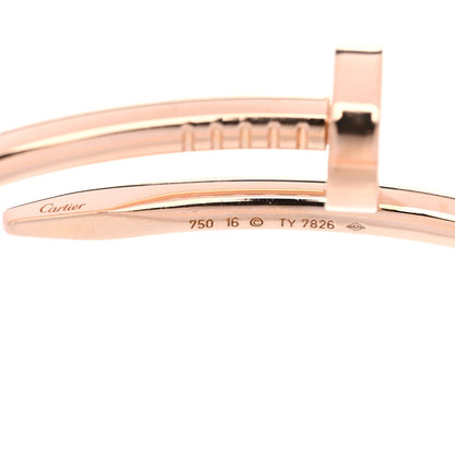 Cartier 18K Pink Gold Juste Un Clou Bracelet 16