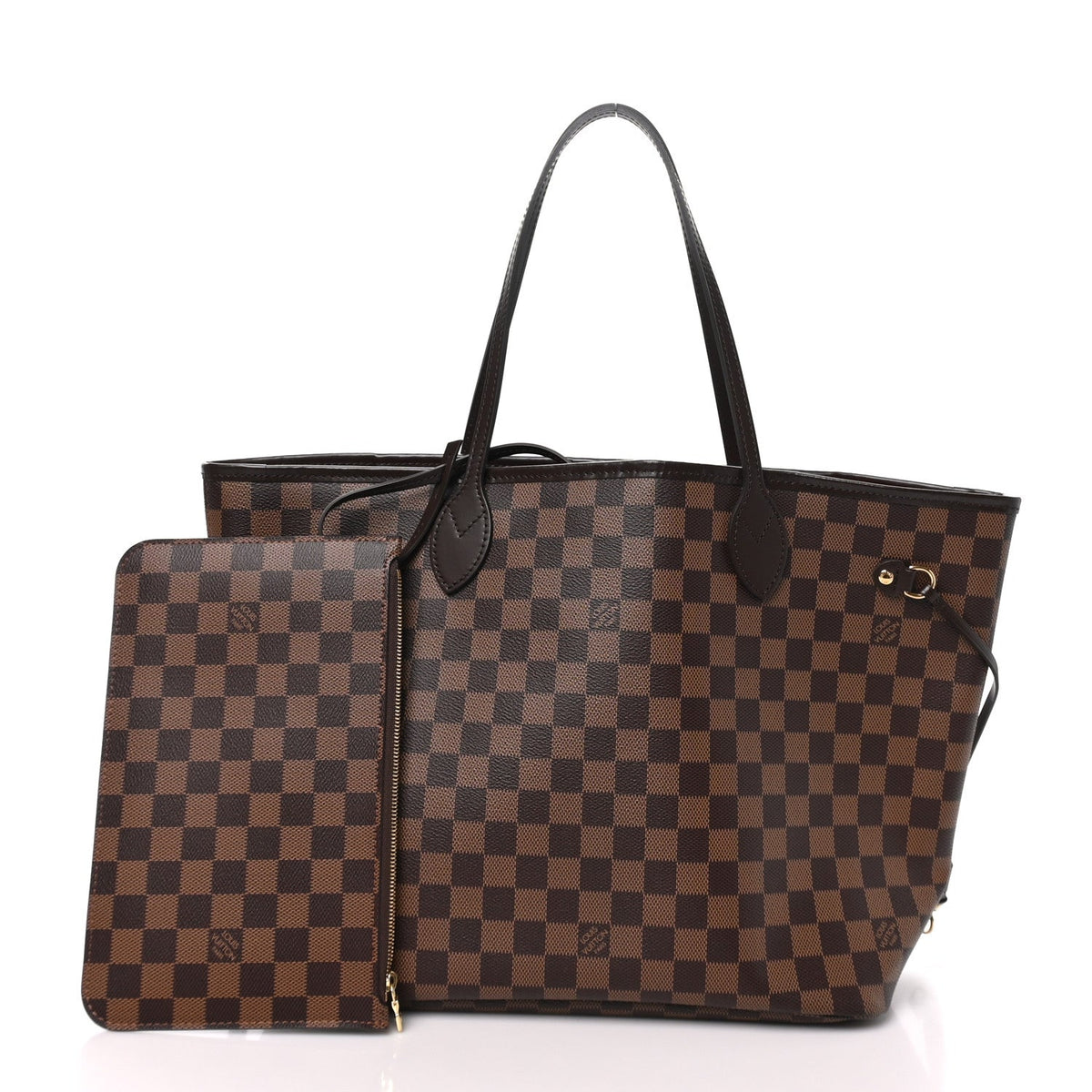 Louis Vuitton Damier Ebene Neo Neverfull MM Bag Brown