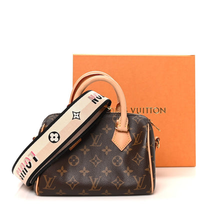 Louis Vuitton Monogram Speedy Bandouliere 20 Black