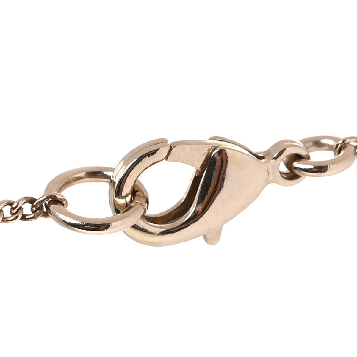 Chanel Metal CC Locket Necklace Gold