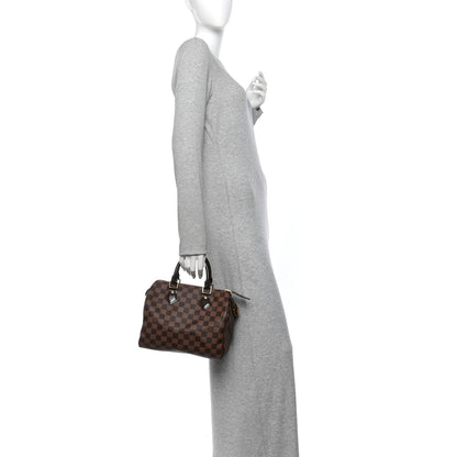 Louis Vuitton Damier Ebene Speedy 25 Brown