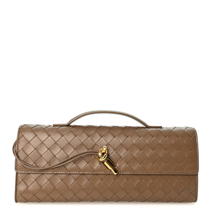 Bottega Veneta Nappa Intrecciato Long Andiamo Top Handle Clutch Pinecone 1983109