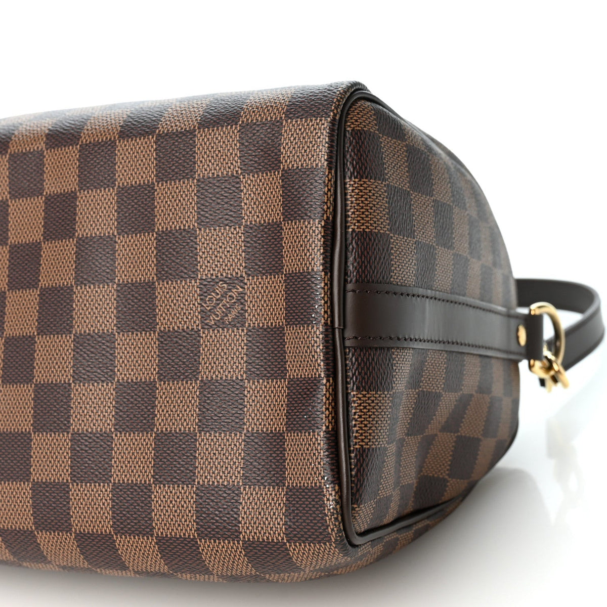 Louis Vuitton Damier Ebene Speedy Bandouliere 25 Brown