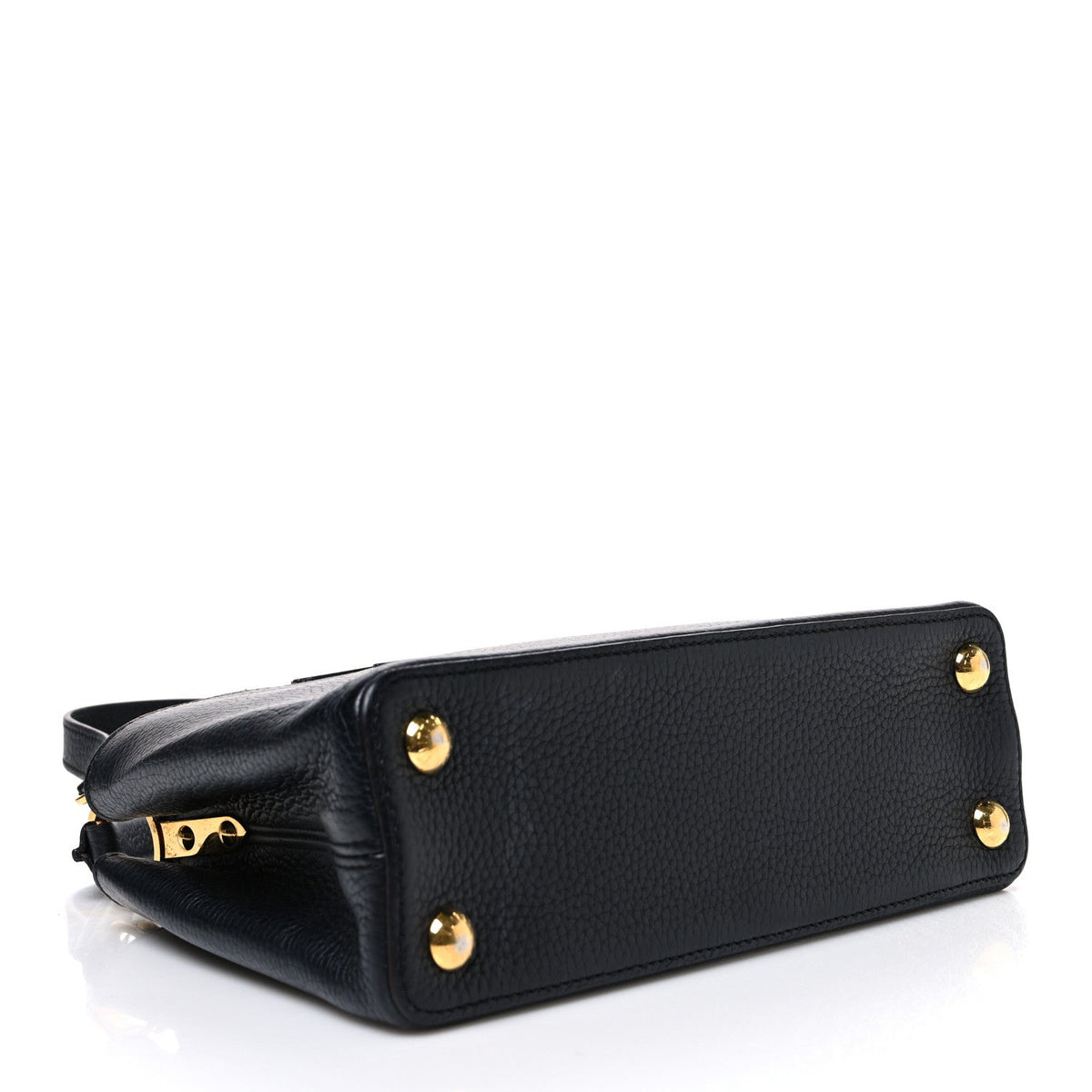 Louis Vuitton Taurillon Capucines BB Black