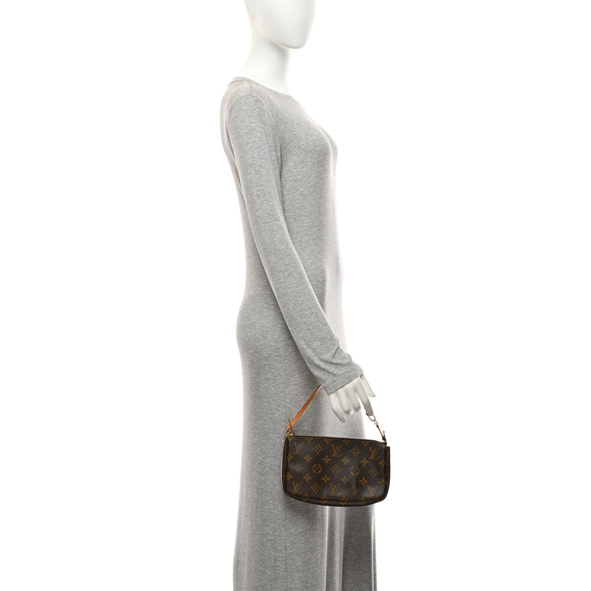 Louis Vuitton Monogram Pochette Accessoires Brown