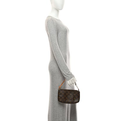 Louis Vuitton Monogram Pochette Accessoires Brown