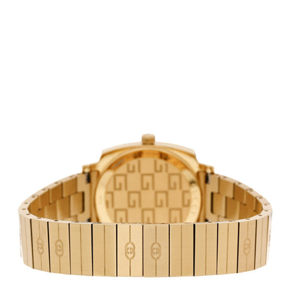 Gucci Stainless Steel 27mm Grip Quartz Watch Gold