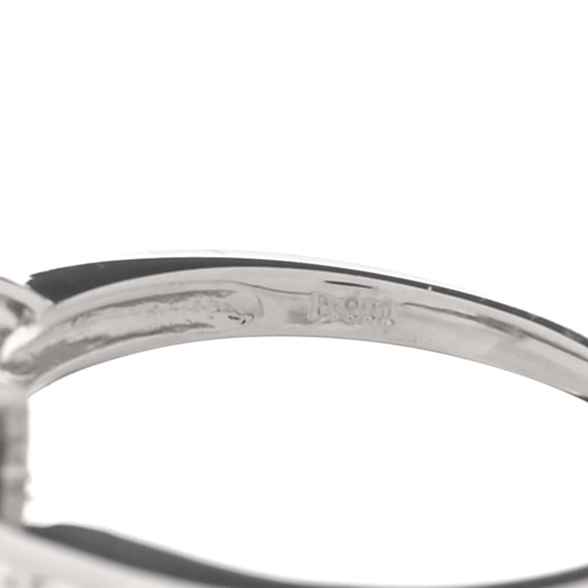 Parker & West Platinum 0.50ct Diamond Band Ring 52 6