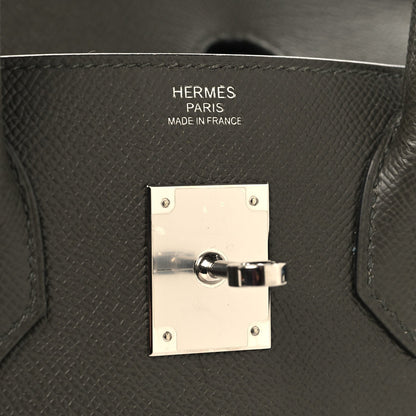 Hermes Epsom Birkin Sellier 30 Bag Vert De Gris