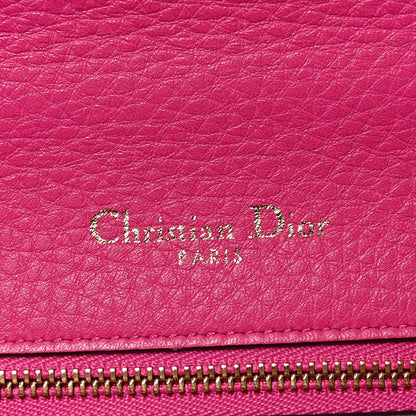 Christian Dior Grained Calfskin Medium Diorama Flap Bag Pink