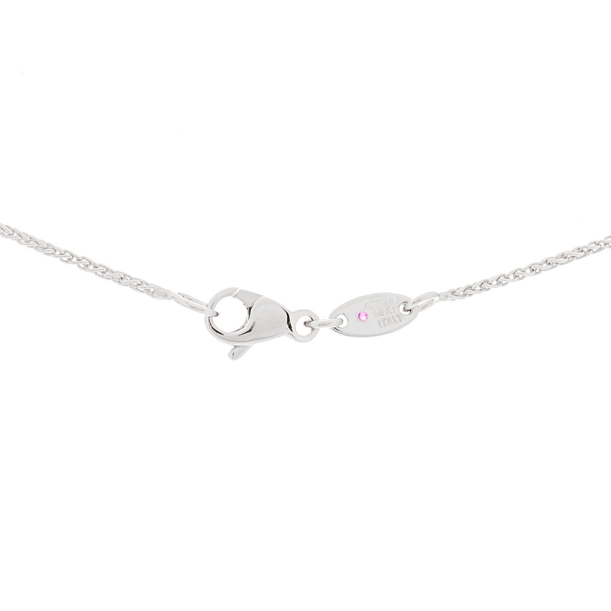 Roberto Coin 18K White Gold Diamond Drop Pendant Necklace
