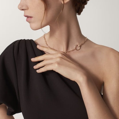 18K Gold Diamonds Cartier Juste un Clou Necklace