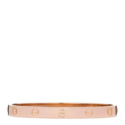 Cartier 18K Pink Gold LOVE Bracelet 17