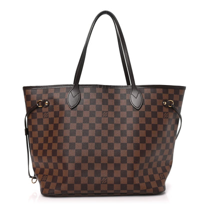 Louis Vuitton Damier Ebene Canvas Neo Neverfull MM Tote Bag Brown