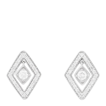 Roberto Coin 18K White Gold Diamond Diamante Earrings