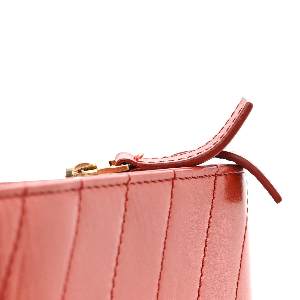 Chanel Calfskin Chevron Quilted Small Medal Flap Red 1984020