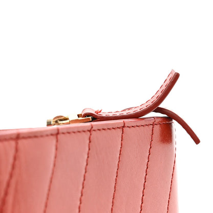 Chanel Calfskin Chevron Quilted Small Medal Flap Red 1984020