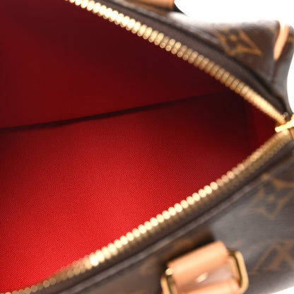 Louis Vuitton Monogram Speedy Bandouliere 20 Black