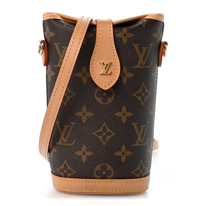 Louis Vuitton Monogram Fold Me Pouch Brown