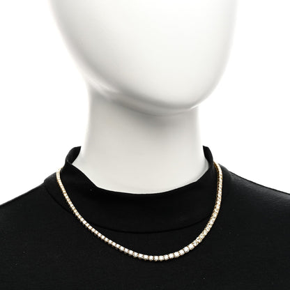 Parker & West 18K Yellow Gold Diamond 14.41ctw Tennis Necklace