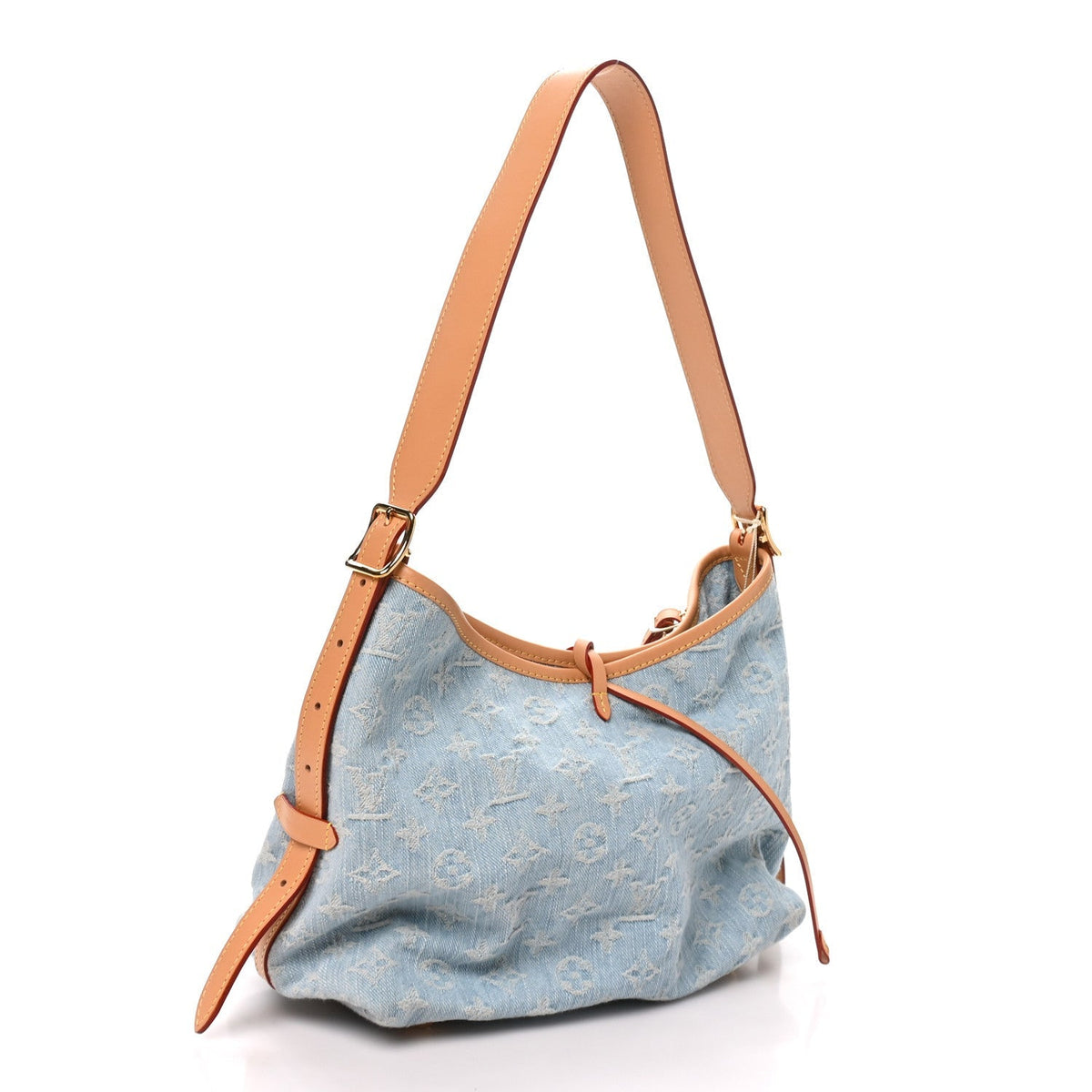 Louis Vuitton Monogram Denim CarryAll PM Sky Blue