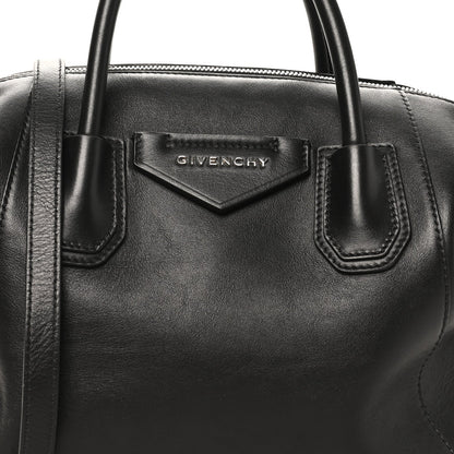 Givenchy Smooth Calfskin Small Soft Antigona Bag Black