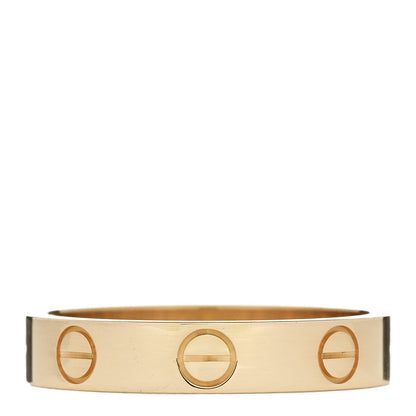 Cartier 18K Yellow Gold 3.5mm LOVE Wedding Band Ring 52 6